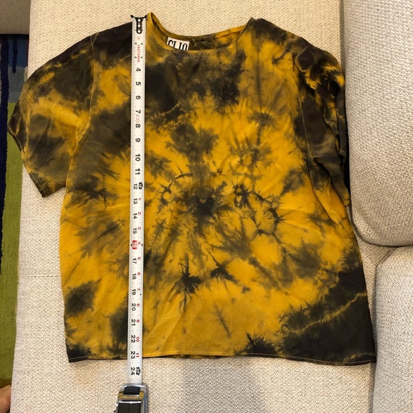 Tie Dye Silk Blouse S - Picture 4 of 6